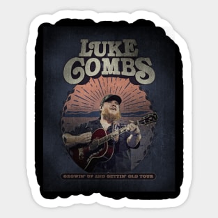 Vintage Luke Combs Sticker